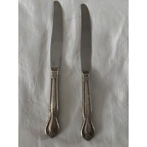 Vintage Rodgers & BrosInternational Silver Plate, Elegant‎ Lady Daybreak, Knives